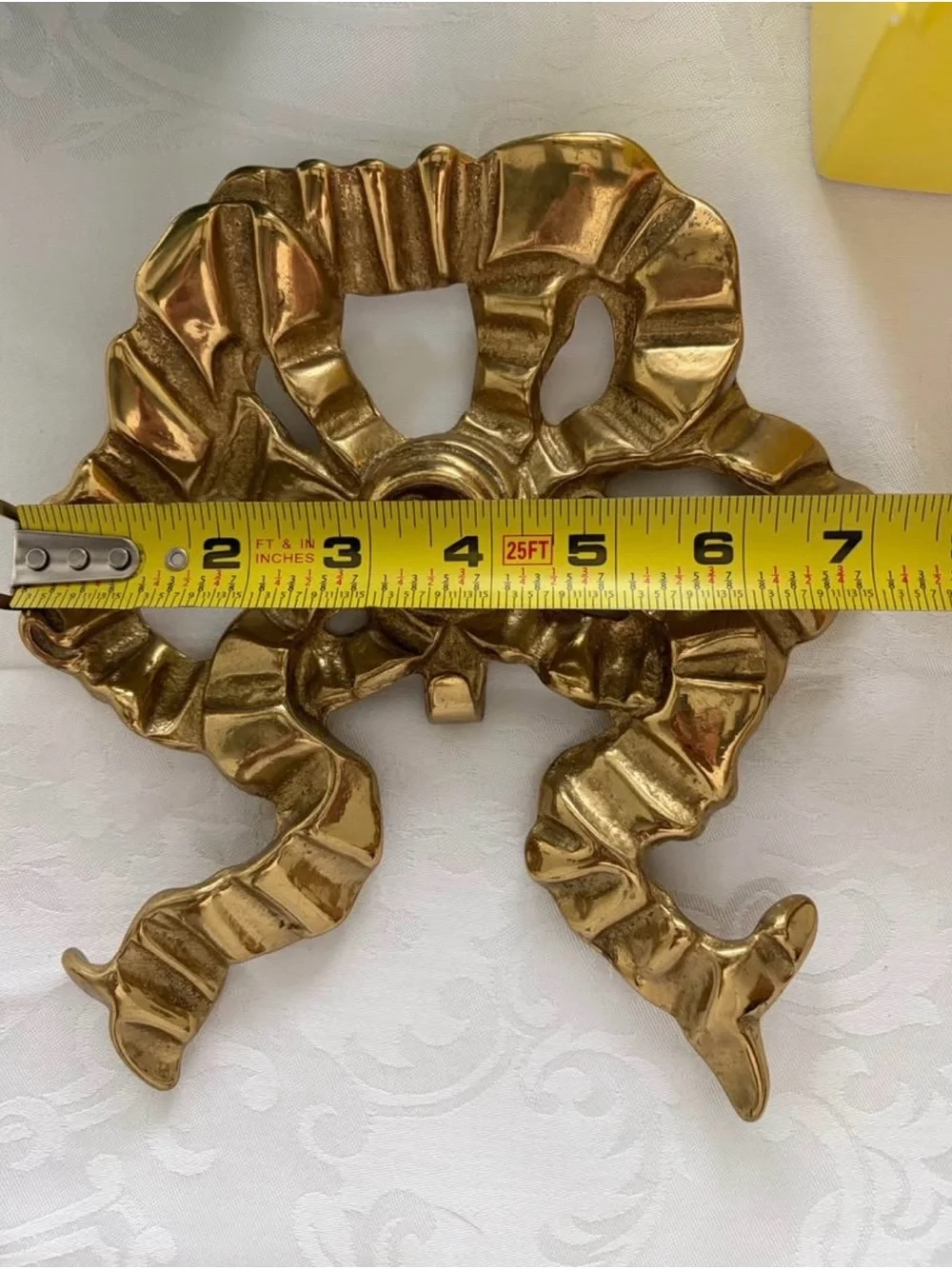 Vintage Bombay Co Brass Wall Bow Hook 🎀